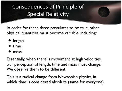 Understanding the Consequences of Special Relativity - Prezi - wintechmobiles.com