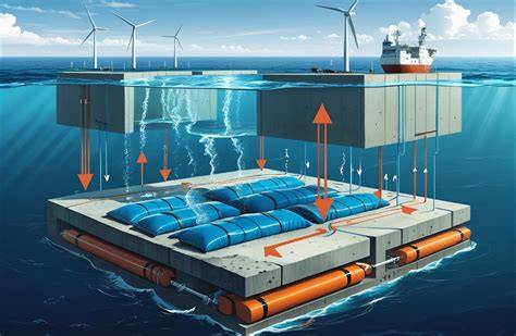 Underwater Ocean Energy Storage - The Liquid Grid - raincitystudios.com