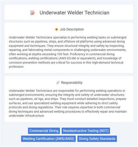 Underwater Welder Job Description - InterviewPrep - raincitystudios.com