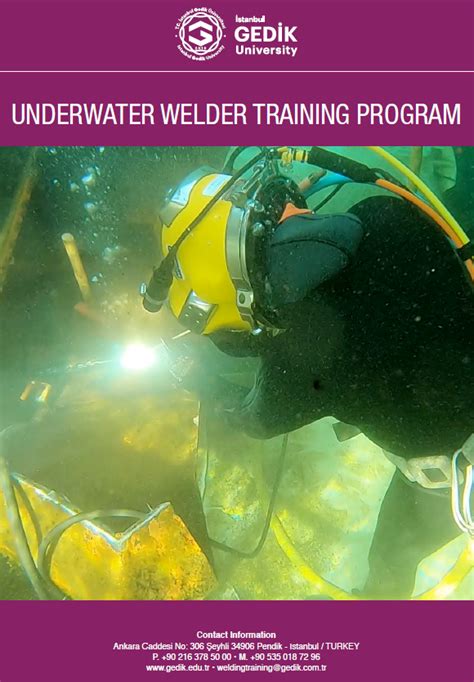 UNDERWATER WELDER TRAINING PROGRAM - raincitystudios.com