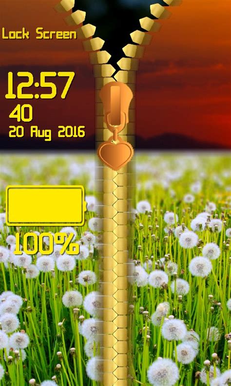 Unduh Dandelion Zipper Lock Screen di PC | Resmi GameLoop - balustradellc