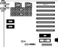 UNIDENTIFIED 8MHZ SYSTEM BOARD 8086/8088 - TOTAL …