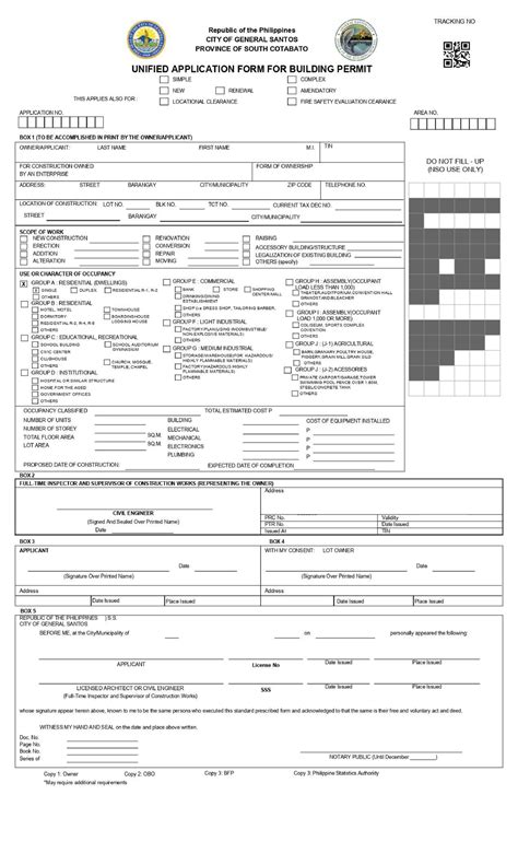 UNIFIEDAPPLICATIONFORMFORBUILDINGPERMIT