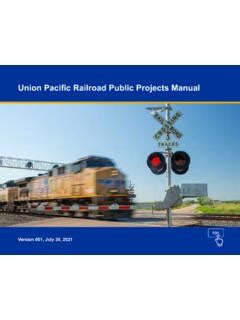 Union Pacific Railroad Public Projects Manual - balustradellc
