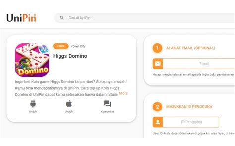 UNIPIN DOMINO ISLAND mode domino quick & koin ungu KiuKiu 99 mengenai level keagenan cara tampilkan cara menghindari pulsa kurang data loading masuk lebih singkat akun Facebook tertaut halaman upgrade DANA Premium image 1