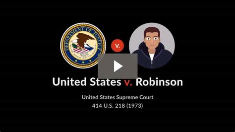 UNITED STATES v. ROBINSON, 414 U.S. 218 (1973) FindLaw