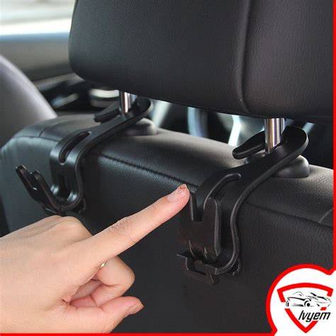 Universal Car Seat Headrest Hooks for Back Seat - Amazon.in - raincitystudios.com