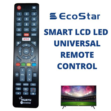 Universal EcoStar Remote Control for All EcoStar LED, LCD, Smart ... - balustradellc