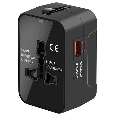 Universal Travel Adapter Worldwide, GaN Fast Charging with PD - raincitystudios.com