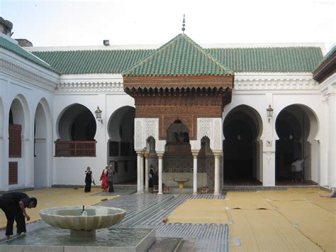 University Of Al Qarawiyyin Fez Courtyard Architecture - wintechmobiles.com