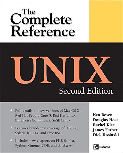 Read Online Unix The Complete Reference Complete Reference Series By Kenneth H Rosen
