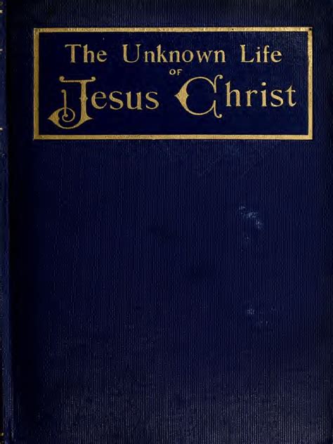 UNKNOWN LIFE OF JESUS CHRIST, THE - Amazon.in - balustradellc