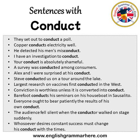 UNLAWFUL CONDUCT in a sentence Usage examples