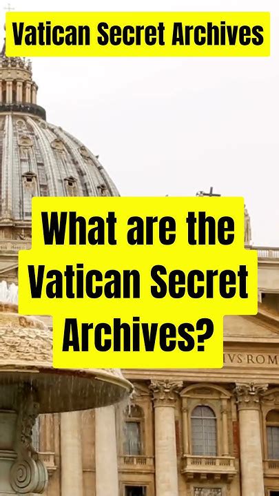 Unlocking the Vatican Secret Archives: A 2025 Guide - balustradellc