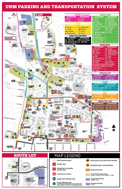 UNM Continuing Education Maps, Parking & Class Locations