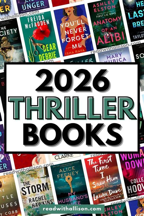 Unmissable new thriller books of 2026, vouched for by … - balustradellc