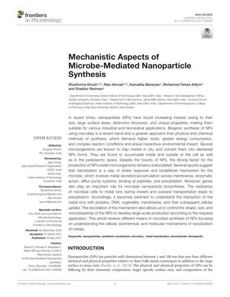 Unraveling the Mechanistic Basis of Nanoparticle Mediated … - raincitystudios.com