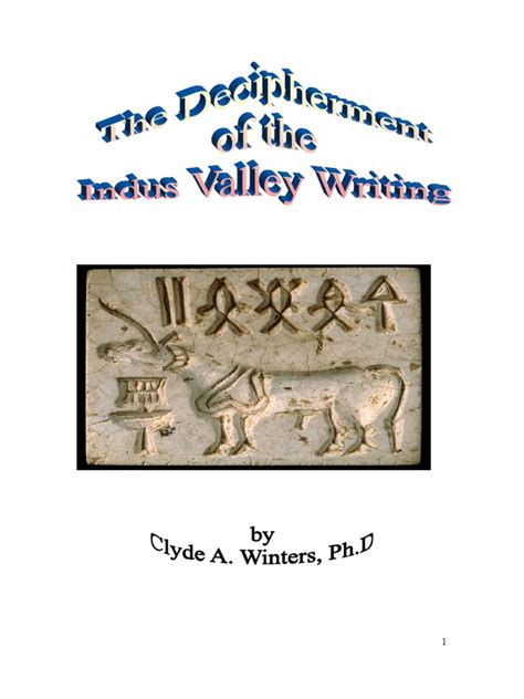 Unraveling the Mysteries of Indus Writing Decipherment - wintechmobiles.com