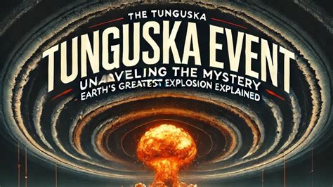 Unraveling the Mystery of the Tunguska Event - wintechmobiles.com