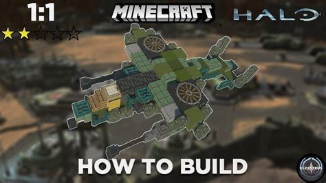 UNSC AV-22 Sparrowhawk Minecraft Halo tutorial - YouTube