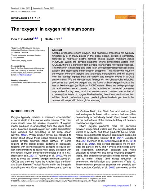 Unveiling the Secrets of Oxygen Minimum Zones - raincitystudios.com