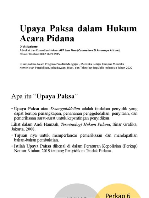 UPAYA PAKSA dalam Hukum Acara Pidana.pptx - SlideShare - balustradellc