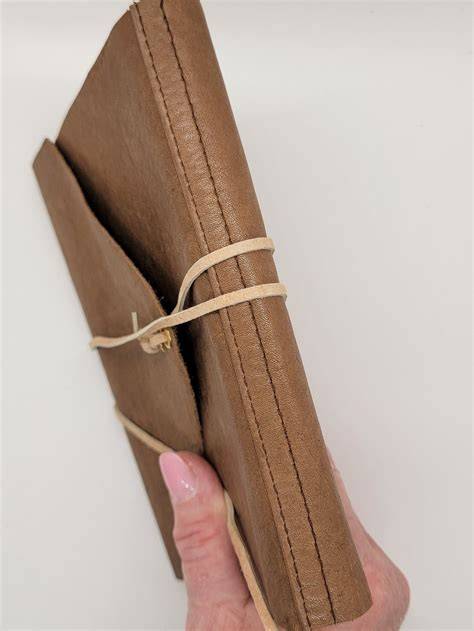 Upcycled Leather Journal - Etsy - raincitystudios.com
