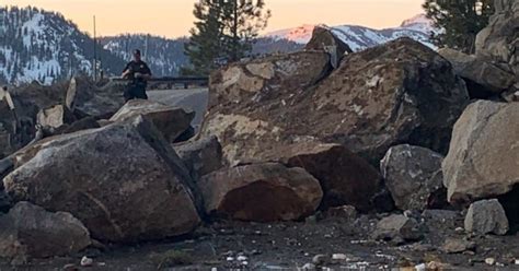 UPDATE: U.S. Highway 50 Reopens After Large Rockslide ... - CBS …