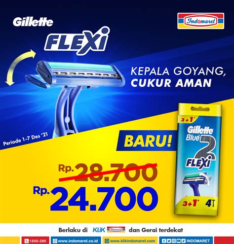 Update Harga Gillette Blue 2 di Indomaret dan Alfamart - raincitystudios.com