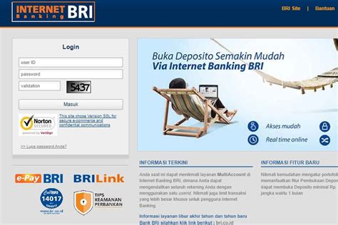 Update ib.bri.co.id, Daftar Internet Banking BRI lewat - balustradellc