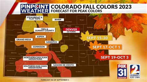 UPDATED: Colorado fall colors forecast 2023: When and where to see peak colors