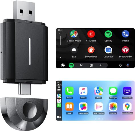 Upgrade 2-in-1 Wireless CarPlay & Android Auto Adapter, Plug & Play ... - balustradellc