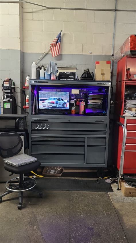 Upgrade Your Garage Setup The 56” Grey Hutch Box ... - balustradellc