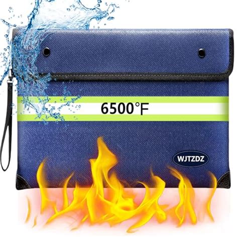 Upgraded 6500°F Fireproof Document Bag with … - balustradellc