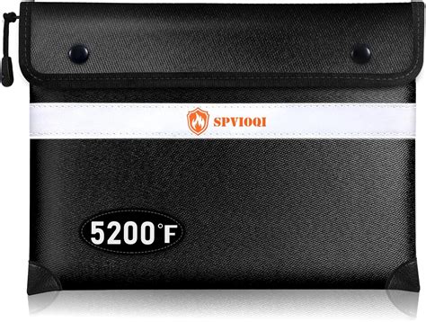 Upgraded Fireproof Document Bag 5200°F - with Heat Insulated, Fireproof ... - balustradellc