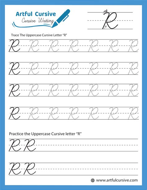 Uppercase R In Cursive - muktibox.com