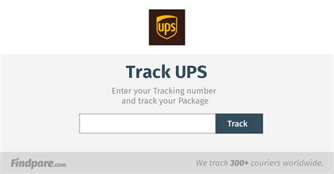 UPS Tracking Package Tracking