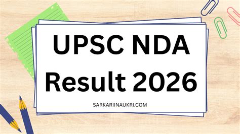 UPSC NDA & CDS II Final Result 2025 Out! How to Check Your Result & Toppers List (2026)