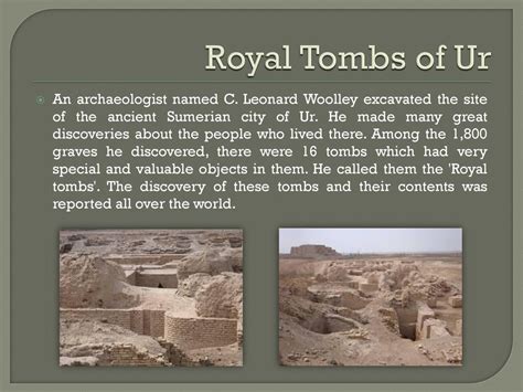UR: THE ROYAL TOMBS - World history - wintechmobiles.com