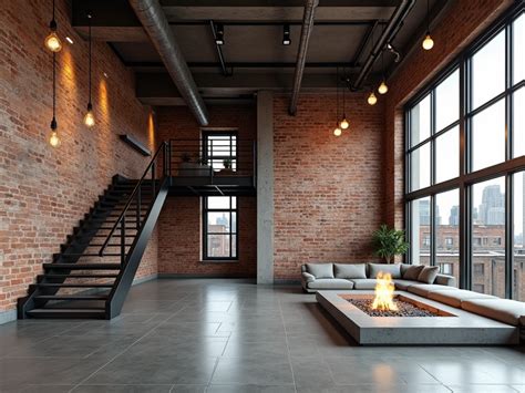 Urban Industrial Loft Penthouse Retreat | Design, Ufficio, Cachi - balustradellc