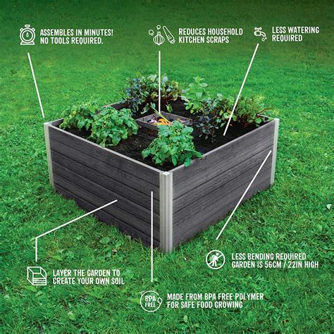 URBANA COMPOSTING KEYHOLE GARDEN BED - raincitystudios.com