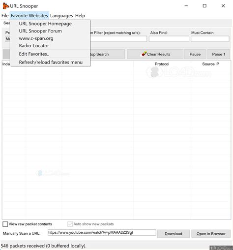 URL Snooper for Windows