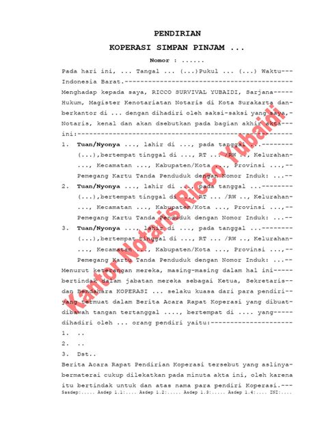 Urus Pendirian Koperasi Simpan Pinjam - balustradellc