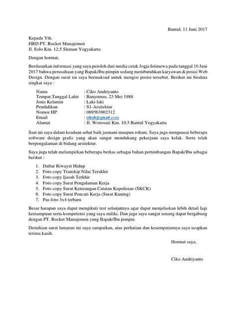 Urutan Lamaran Kerja Pdf - balustradellc