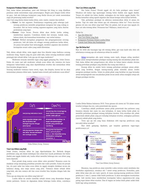 Urutan Tata Cara Debat yang Baik - balustradellc