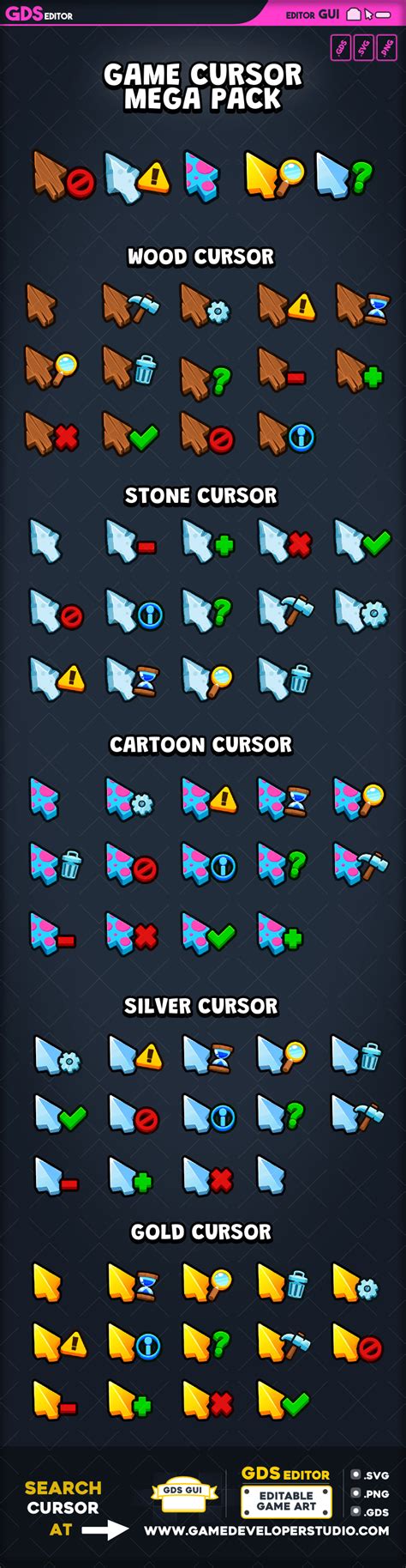 Us Cursor Game Assets - GraphicRiver - muktibox.com