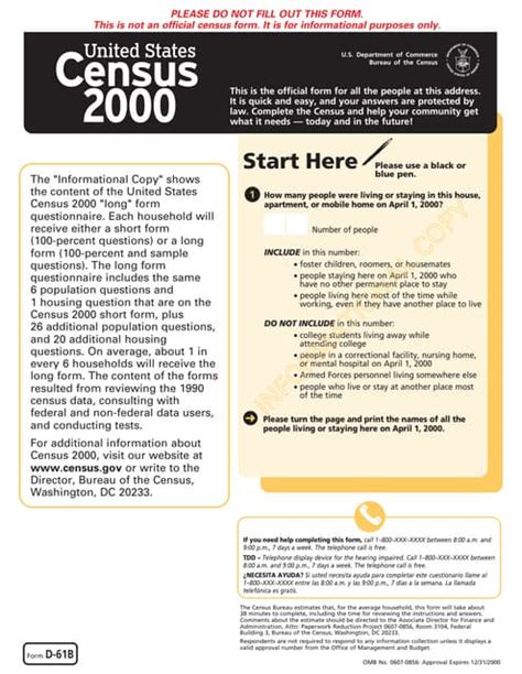 US Census 2000 Long Form