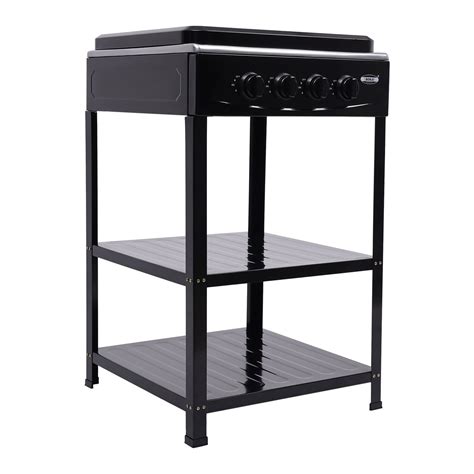 US Four Burner Grill Dual Natural gas Cooker Outdoor Camping Stove ... - balustradellc