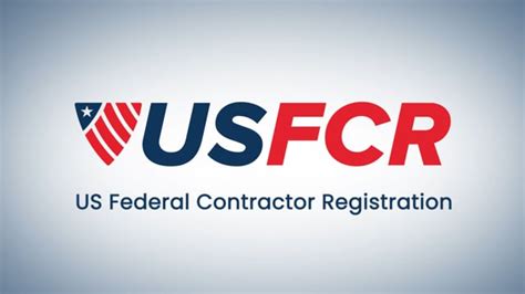 US Federal Contractor Registration (USFCR) SAM.gov ...