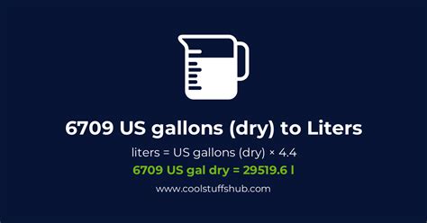 US Gallons (Dry) to Liters - metric conversions